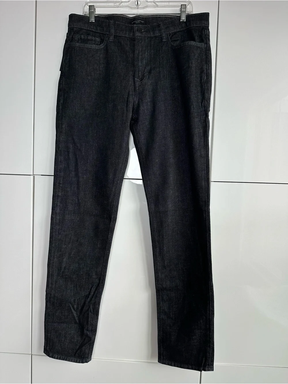 Banana Republic Men’s Black Jeans Slim Fit 35X34 NWT